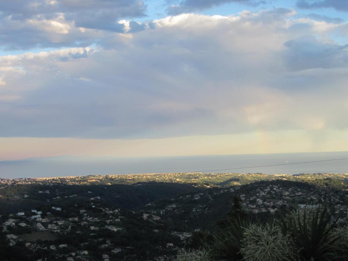 "Aux Balcons Du Riou" Avec Vue Mer 180 Degres Vence Exterior photo